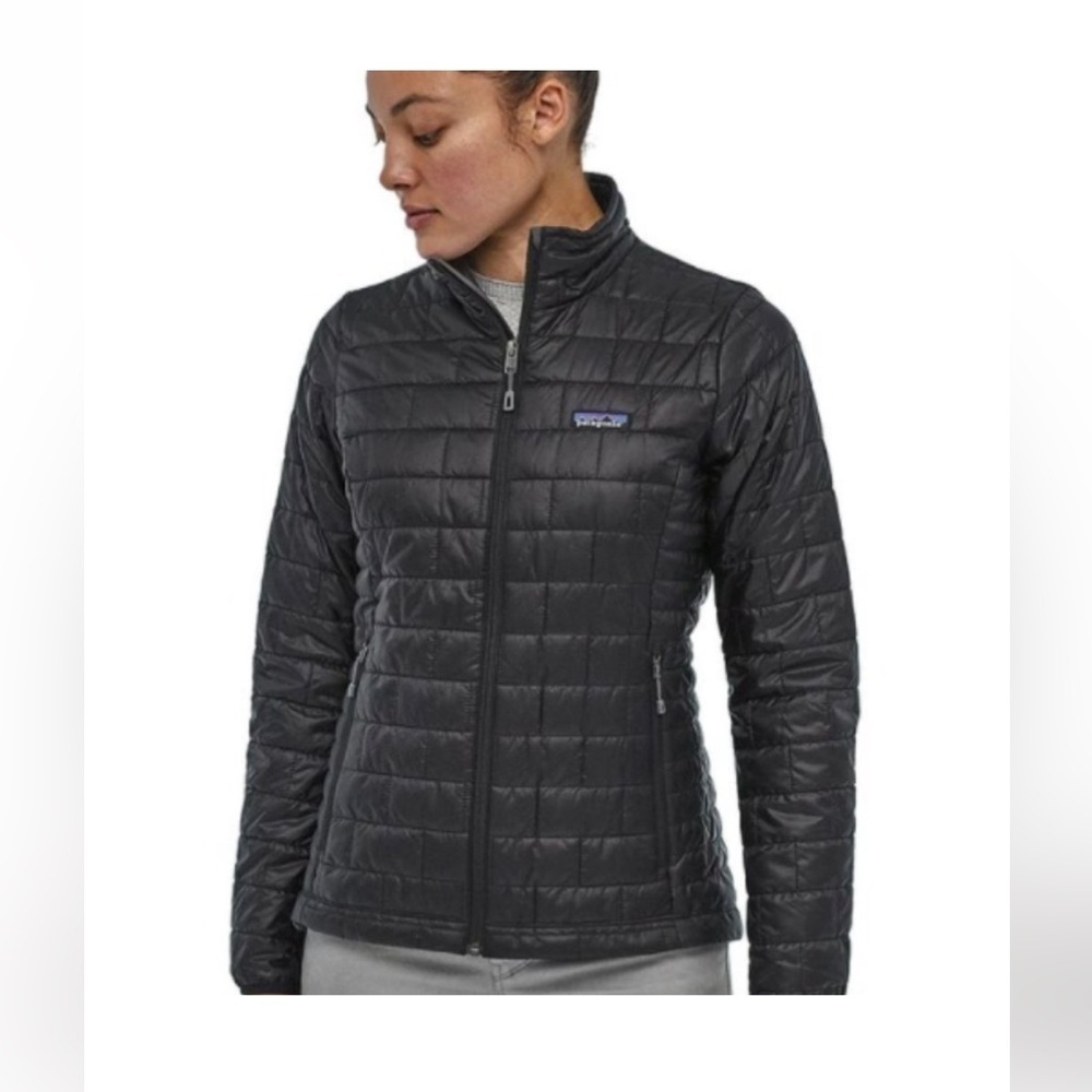 Patagonia Women’s Size Small Black Nano Puff Lightweight Insulated Jacket - Picture 3 of 13